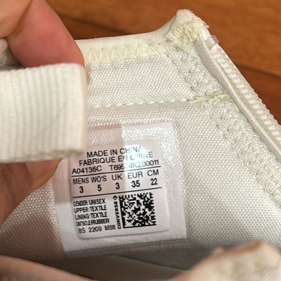 Converse x A-Cold-Wall ACW Chuck 70 Geo Forma woMens White Sneaker Boots sz 5 - Picture 10 of 12